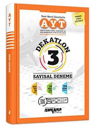 Ankara Yayıncılık AYT Dekatlon 3 Sayısal Deneme