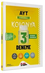 Metin Yayınları AYT Sayısal Kolonya 3 Deneme - Metin Yayınları