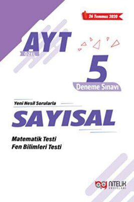 Nitelik Yayınları - Bayilik AYT Özel Sayısal 5 Deneme Nitelik Yayınları - 1