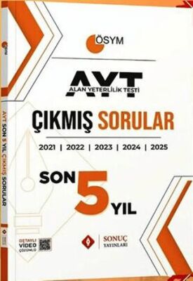 AYT Son 5 Yıl Çıkmış Sorular - 1