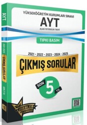 AYT Son 5 Yıl Çıkmış Sorular 2021-2025 - Liderler Karması Yayınları