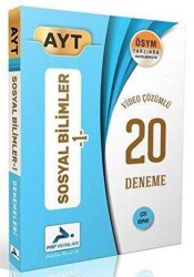 AYT Sosyal Bilimler-1 Video Çözümlü 20 Deneme - PARAF Yayınları