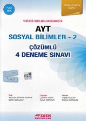 Esen Yayınları AYT Sosyal Bilimler - 2 Çözümlü 4 Deneme Sınavı - Mavi Seri - Esen Yayınları