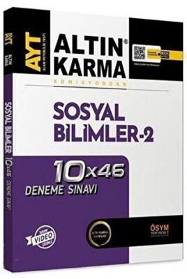 Altın Karma Yayınları Altın Karma AYT Sosyal Bilimler-2 Branş Deneme - 1