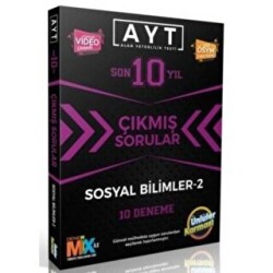 AYT Sosyal Bilimler-2 Son 10 Yıl Çıkmış Sorular 10 Deneme - Ünlüler Karması