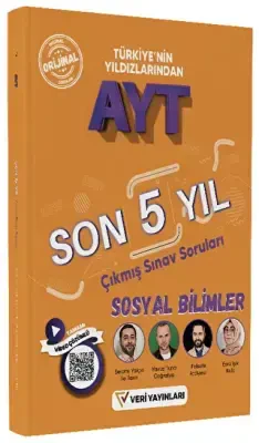 Veri Yayınları AYT Sosyal Bilimler Son 5 Yıl Çıkmış Sınav Soruları - 1