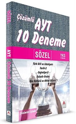 Delta Kültür Yayınevi YKS AYT 2.Oturum Sözel Çözümlü 10 Deneme - 1
