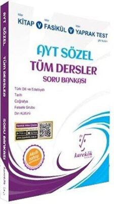 Karekök Yayıncılık AYT Sözel Tüm Dersler Soru Bankası - 1