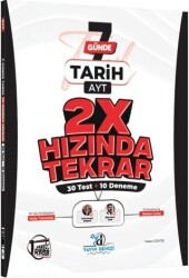 AYT Tarih Ders Platosu 7 Günde 2X Hızında Tekrar Deneme - Yayın Denizi Yayınları