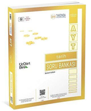 Üç Dört Beş Yayınları 2024 AYT Tarih Soru Bankası - 1