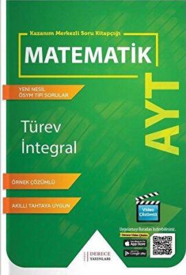Derece Yayınları - Bayilik AYT Türev İntegral - 1