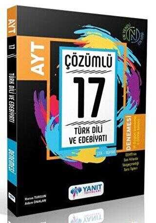 Yanıt Yayınları Yanıt AYT Çözümlü 17 Türk Dili ve Edebiyat Branş Deneme