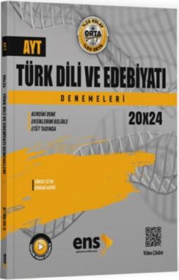 AYT Türk Dili ve Edebiyatı 20 x 24 Denemeleri - 1