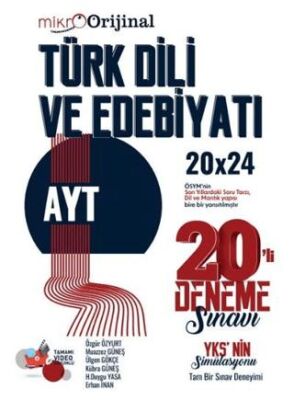 AYT Türk Dili ve Edebiyatı 20li Deneme Sınavı - 1