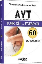 AYT Türk Dili ve Edebiyatı 60 Yaprak Test - Ankara Yayıncılık