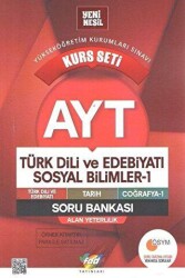 Fdd Yayınları YKS AYT Türk Dili ve Edebiyatı Sosyal Bilimler-1 Soru Bankası Kurs Seti - Fdd Yayınları