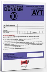 AYT Türkiye Geneli Deneme Sınavı - 10 - Yargı Yayınevi