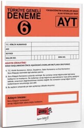 AYT Türkiye Geneli Deneme Sınavı - 6 - Yargı Yayınevi