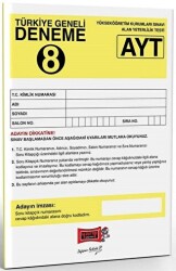 AYT Türkiye Geneli Deneme Sınavı - 8 - Yargı Yayınevi