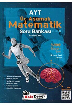 AYT Üç Aşamalı Matematik Soru Bankası Orta ve İleri Düzey kapağı
