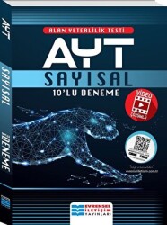 Evrensel İletişim Yayınları AYT Video Çözümlü Sayısal 10`lu Deneme - Evrensel İletişim Yayınları