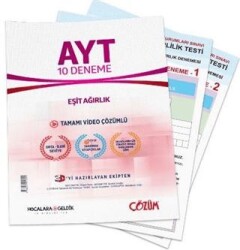 Hocalara Geldik AYT YKS Eşit Ağırlık 10`lu Deneme - Hocalara Geldik