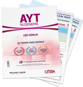 Hocalara Geldik AYT YKS Eşit Ağırlık 10`lu Deneme - 1
