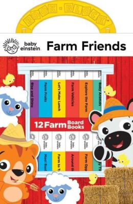 Baby Einstein: Farm Animals My First Library 12 Board Book Set - 1