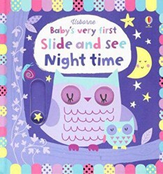 Baby`s Very First Slide and See Night Time - Usborne