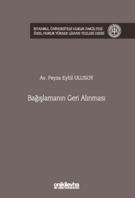 Bağışlamanın Geri Alınması - 1