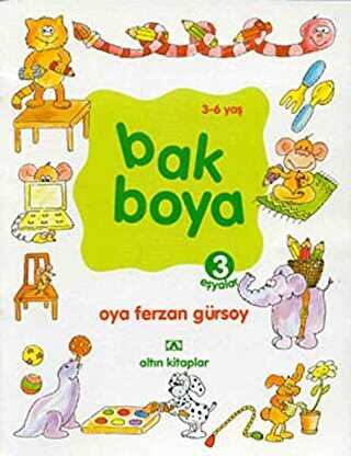 Bak Boya 3 Eşyalar - Altın Kitaplar