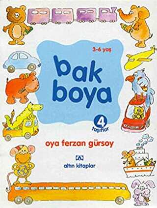 Bak Boya 4 Taşıtlar - Altın Kitaplar