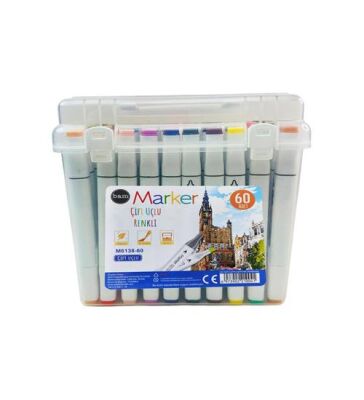 Bam 1105 1820-60 60'Lı Kutulu Marker Kalem - 1