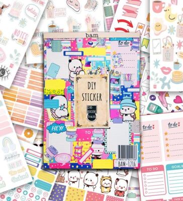Bam 1216 My Dıy Sticker Book V2 - 1