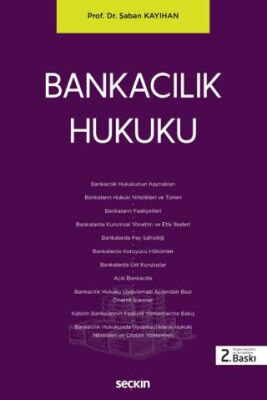 Bankacılık Hukuku - 1