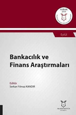 Bankacılık ve Finans Araştırmaları AYBAK 2019 Eylül