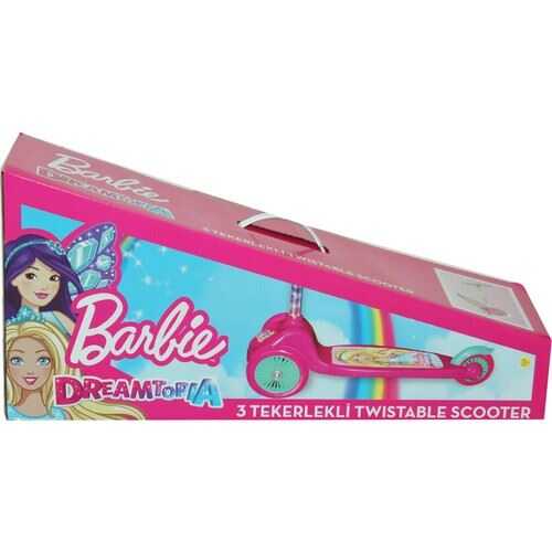 Barbie 3 Tekerlekli Frenli Twistable Çocuk Scooter
