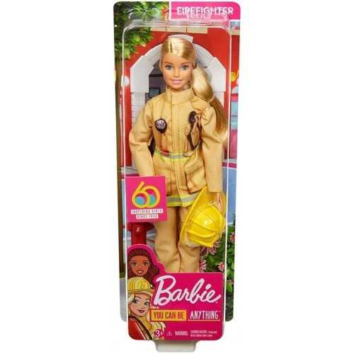 Barbie 60. Yıl Kariyer Bebekleri İtfaiyeci