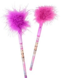 Barbie B-752 Tüylü Geçmeli Kalem - Dolphin