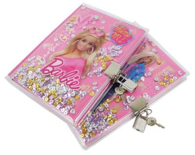 Barbie B-804 Pullu Kilitli Hatıra Defteri 12-48 - 2