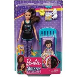 Barbie Bebek Bakıcısı Bebeği ve Aksesuarları Oyun Setleri GHV88 - Barbie