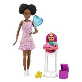 Barbie Bebek Bakıcısı Bebeği ve Aksesuarları Oyun Setleri GRP41