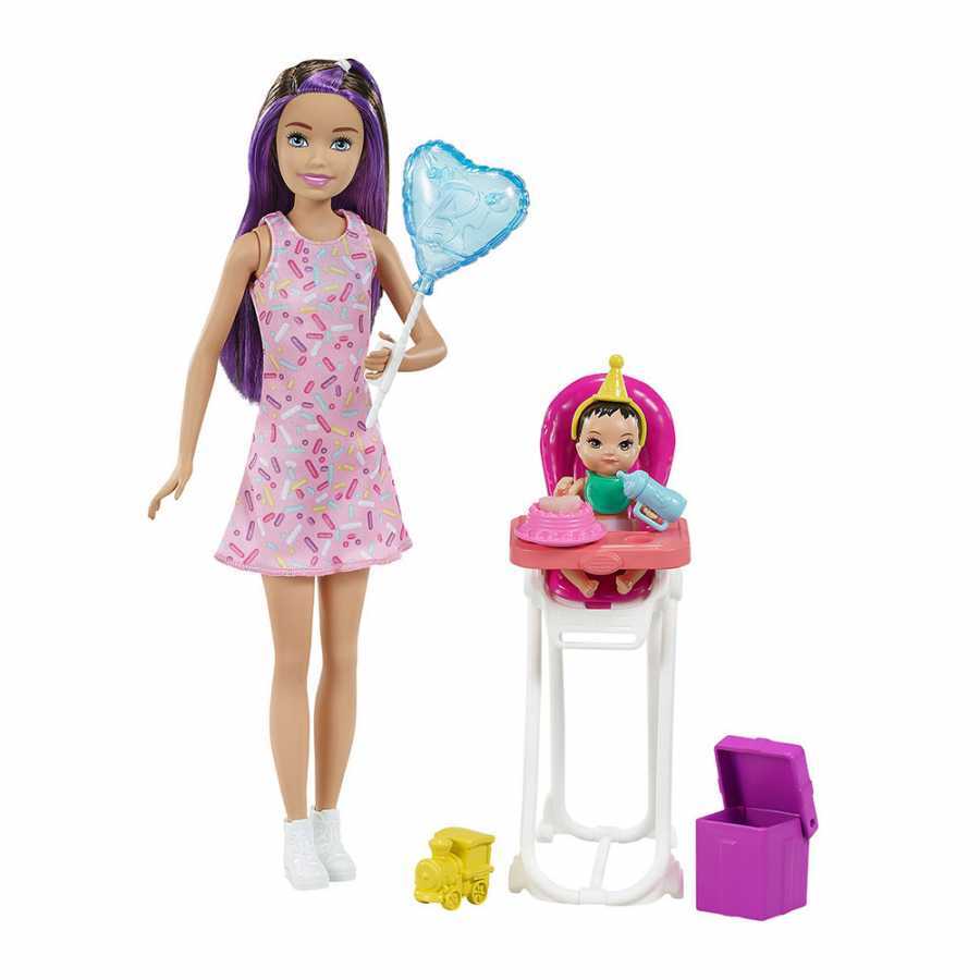 Barbie Bebek Bakıcısı Bebeği ve Aksesuarları Oyun Setleri GRP40
