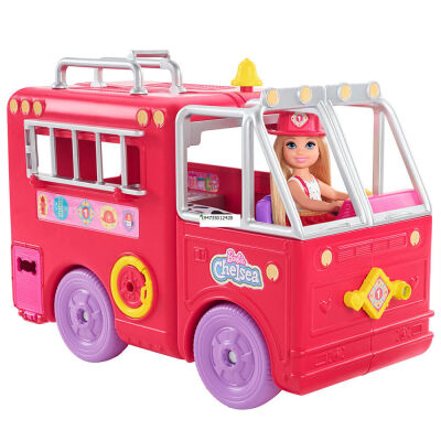 Barbie Chelsea İtfaiye Aracı Hck73 - 21
