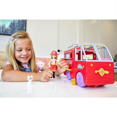 Barbie Chelsea İtfaiye Aracı Hck73 - 17