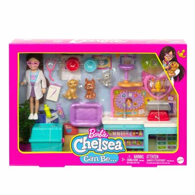 Barbie Chelsea Meslekleri Öğreniyor Veteriner Oyun Seti Hgt12 - 3