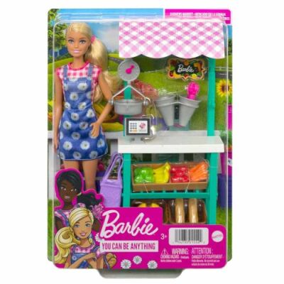 Barbie Çiftçi Pazarı Oyun Seti Hcn22 - 1