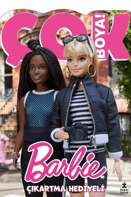 Barbie Çok Boya Çıkartmalı Dev Boyama Kitabı