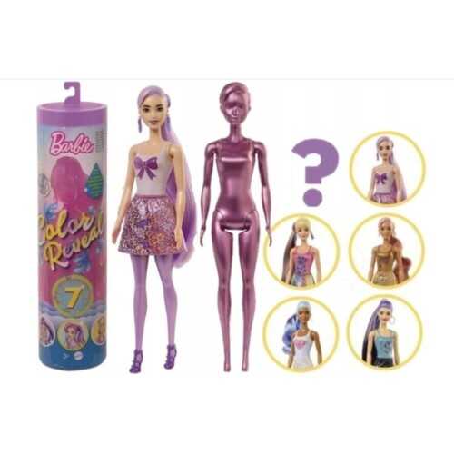 Barbie Color Reveal Renk Değiştiren Sürpriz Bebek Seri 1