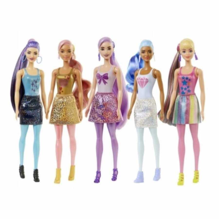 Barbie Color Reveal Renk Değiştiren Sürpriz Bebek Seri 1